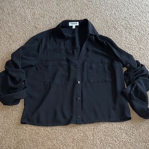 Express The Portofino Shirt in black